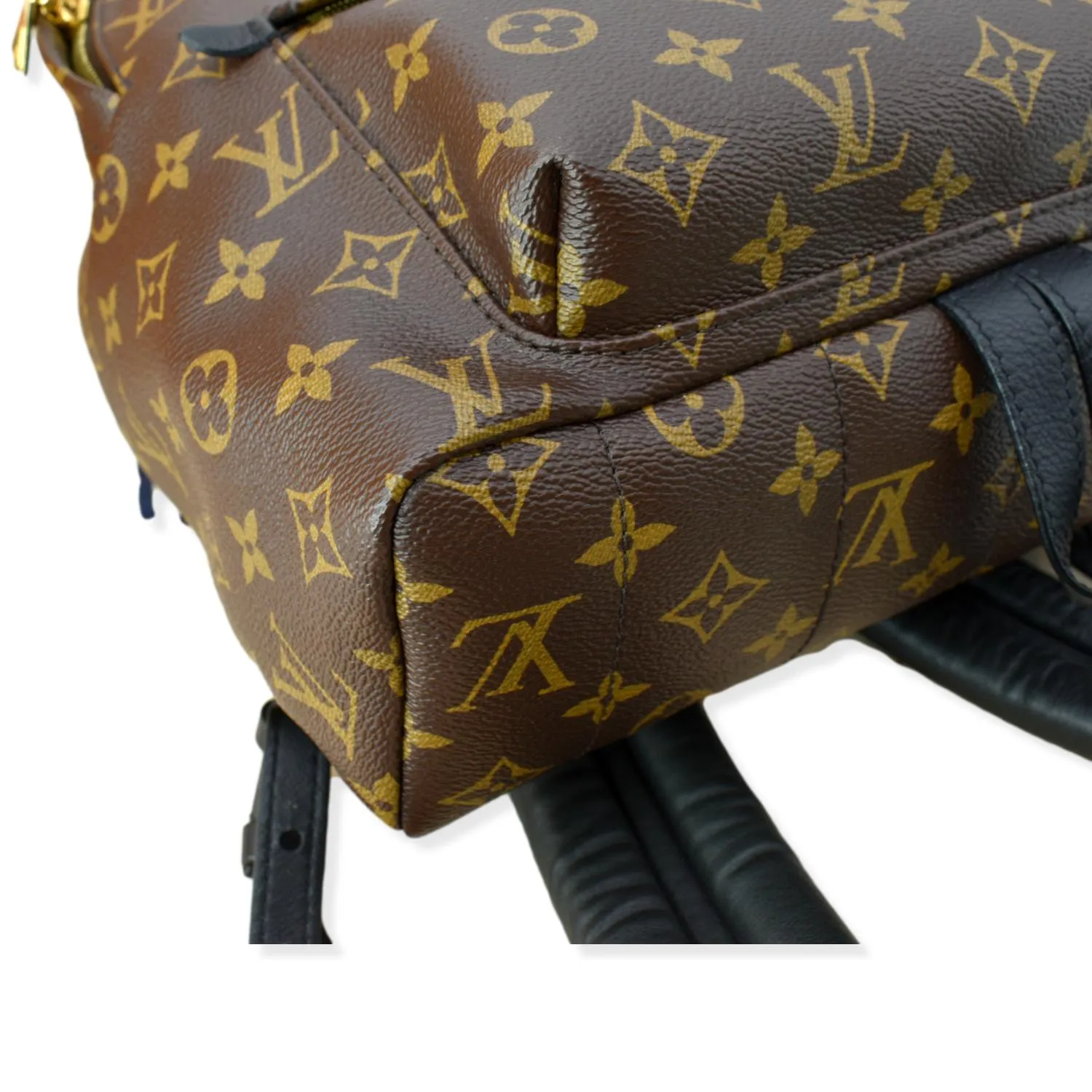 LOUIS VUITTON Palm Springs MM Monogram Canvas Backpack Brown