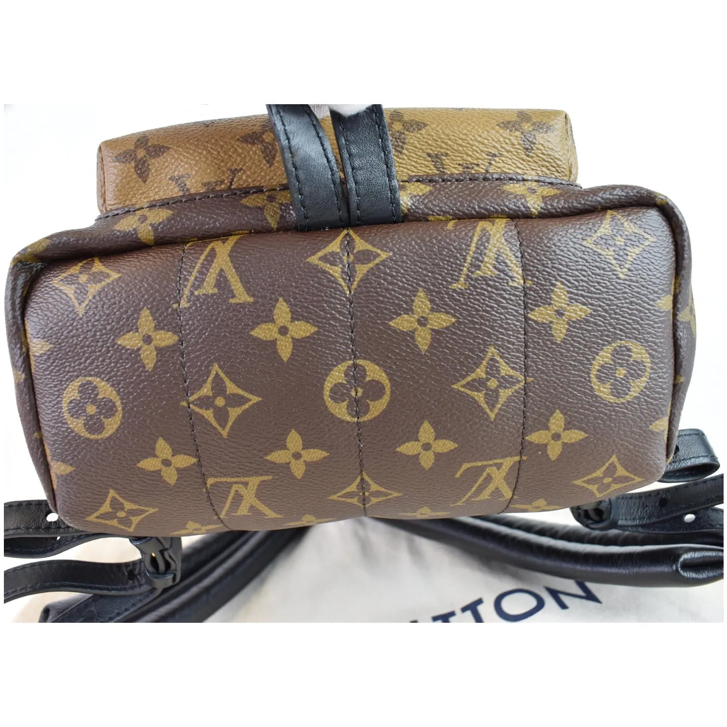 LOUIS VUITTON Palm Springs PM Monogram Reverse Canvas Backpack Brown