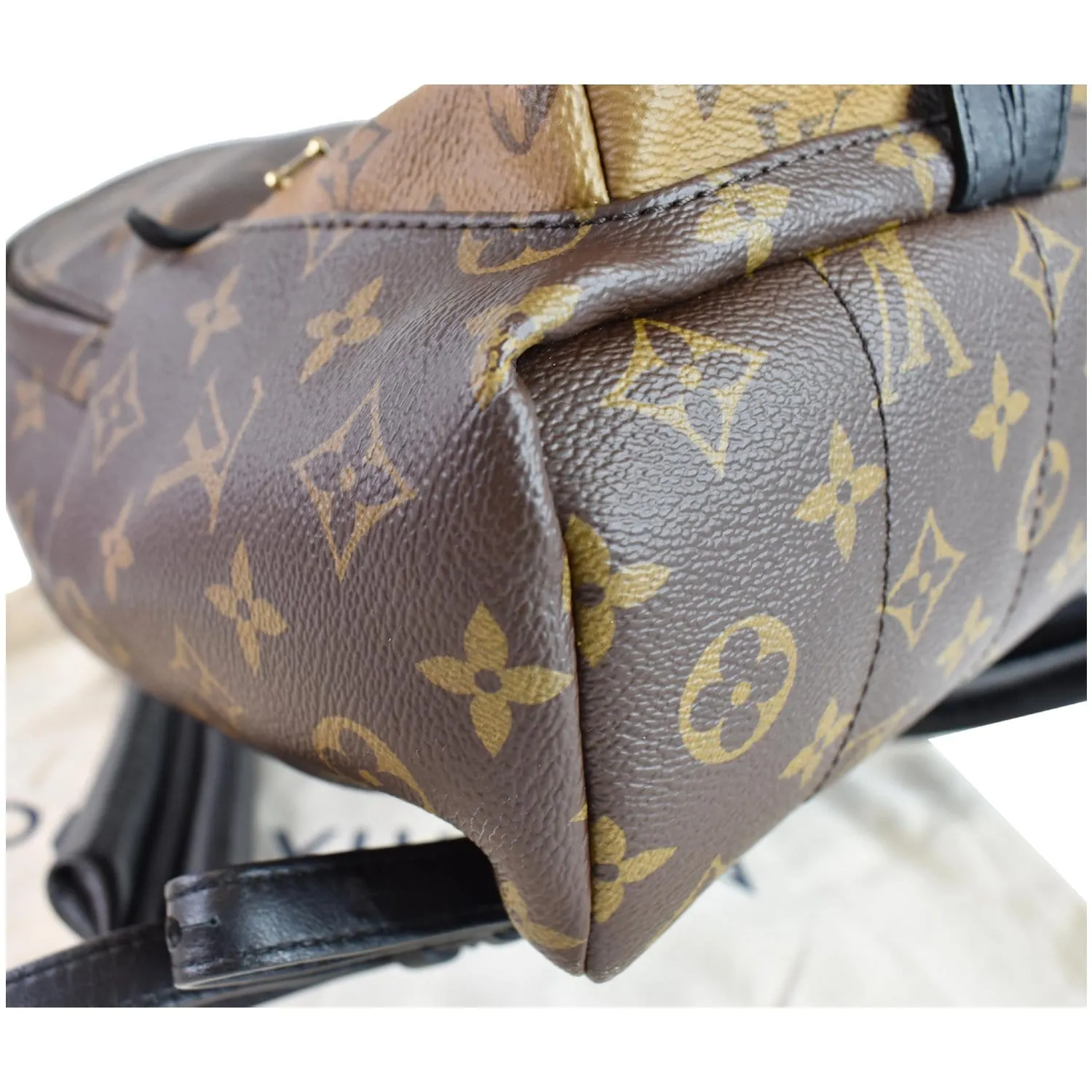 LOUIS VUITTON Palm Springs PM Monogram Reverse Canvas Backpack Brown