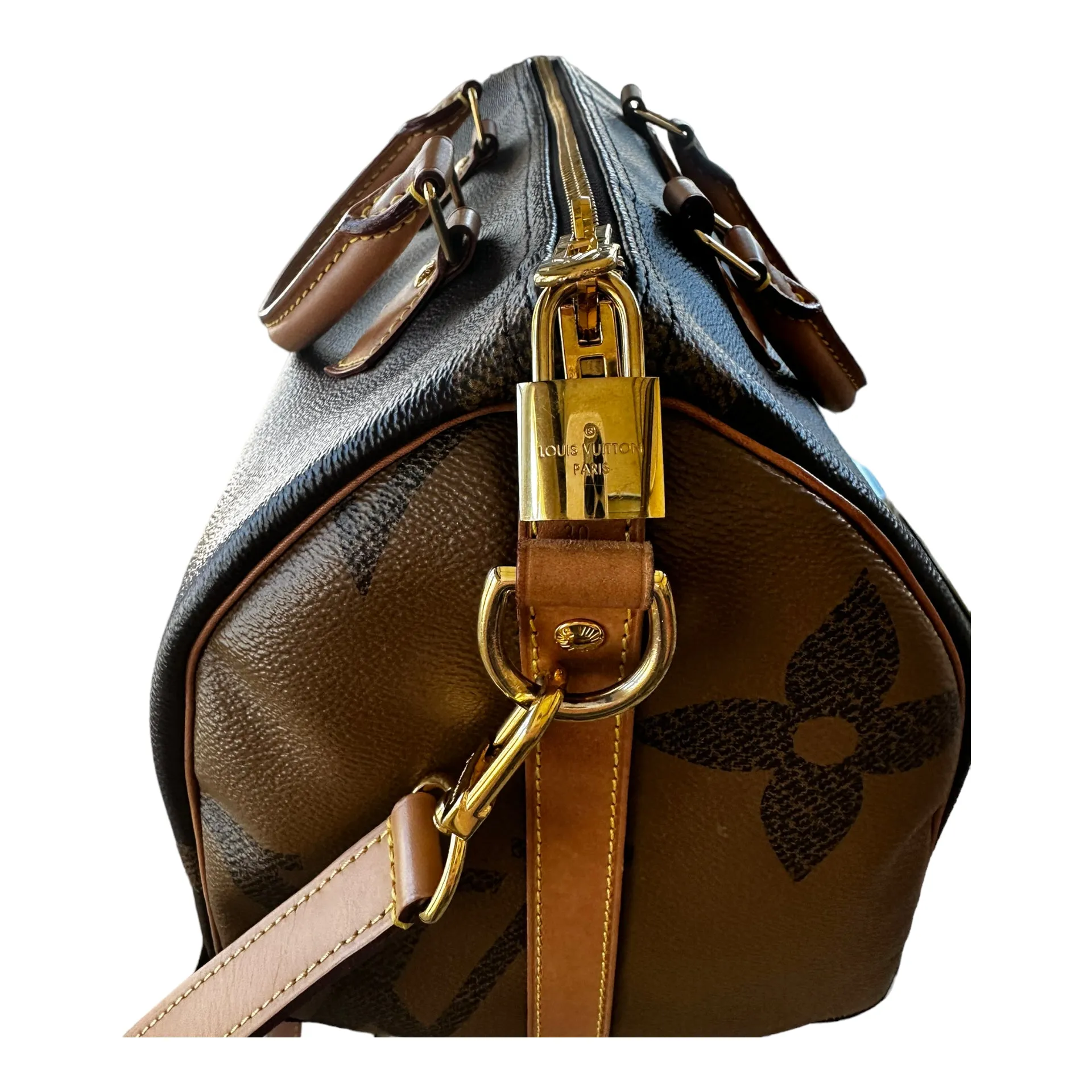 Louis Vuitton Reverse Monogram Giant Speedy Bandouliere 30