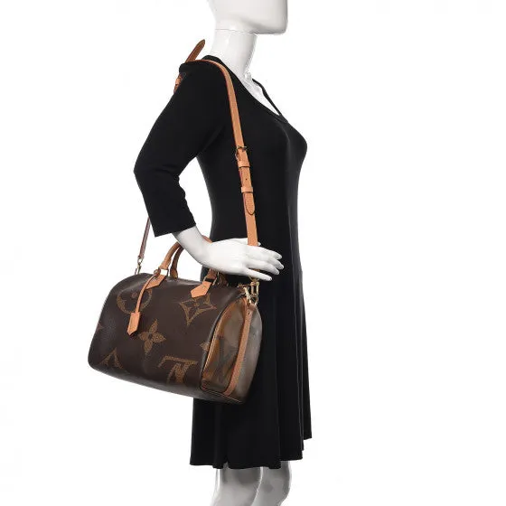 Louis Vuitton Reverse Monogram Giant Speedy Bandouliere 30