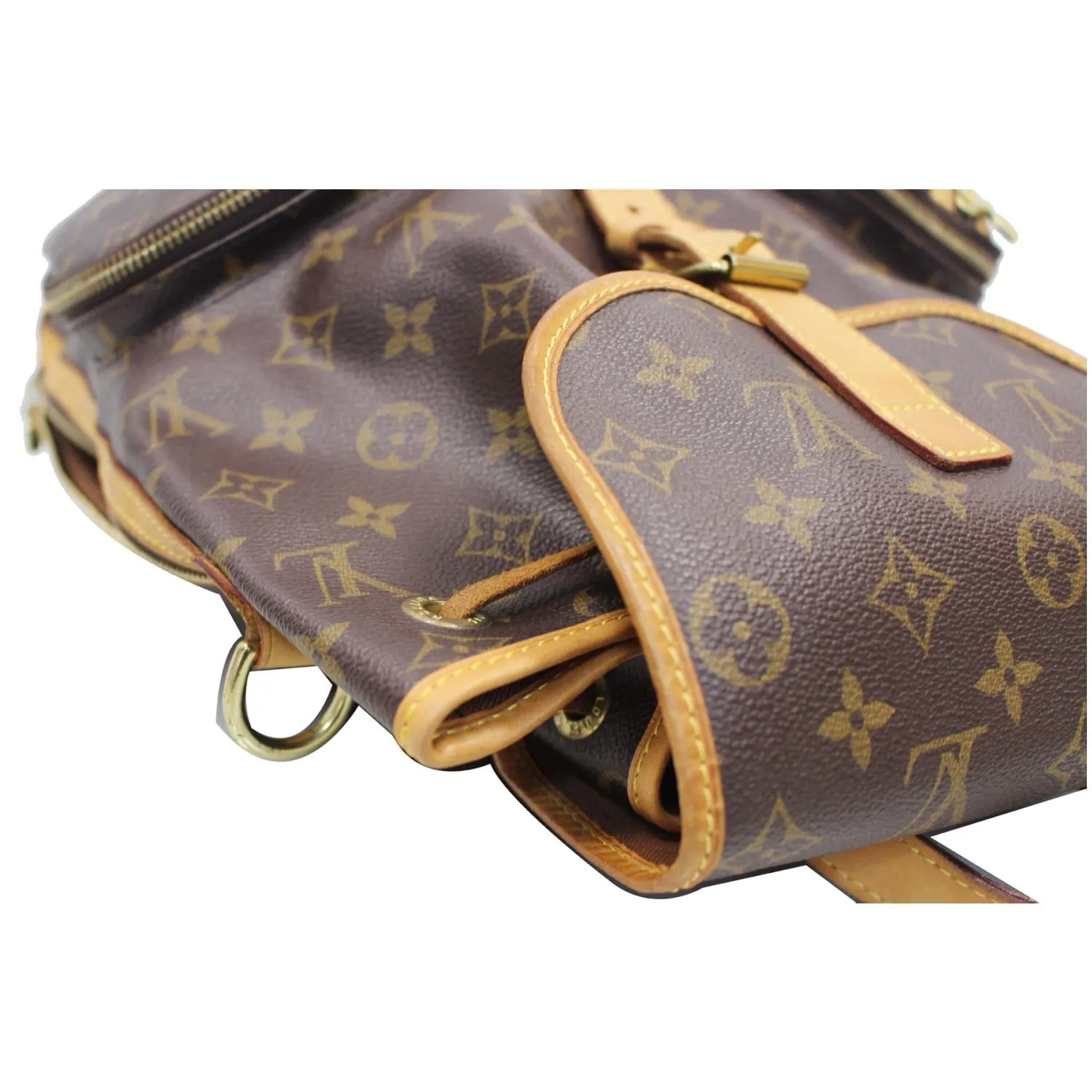LOUIS VUITTON Sac A Dos Bosphore Monogram Canvas Backpack Bag Brown