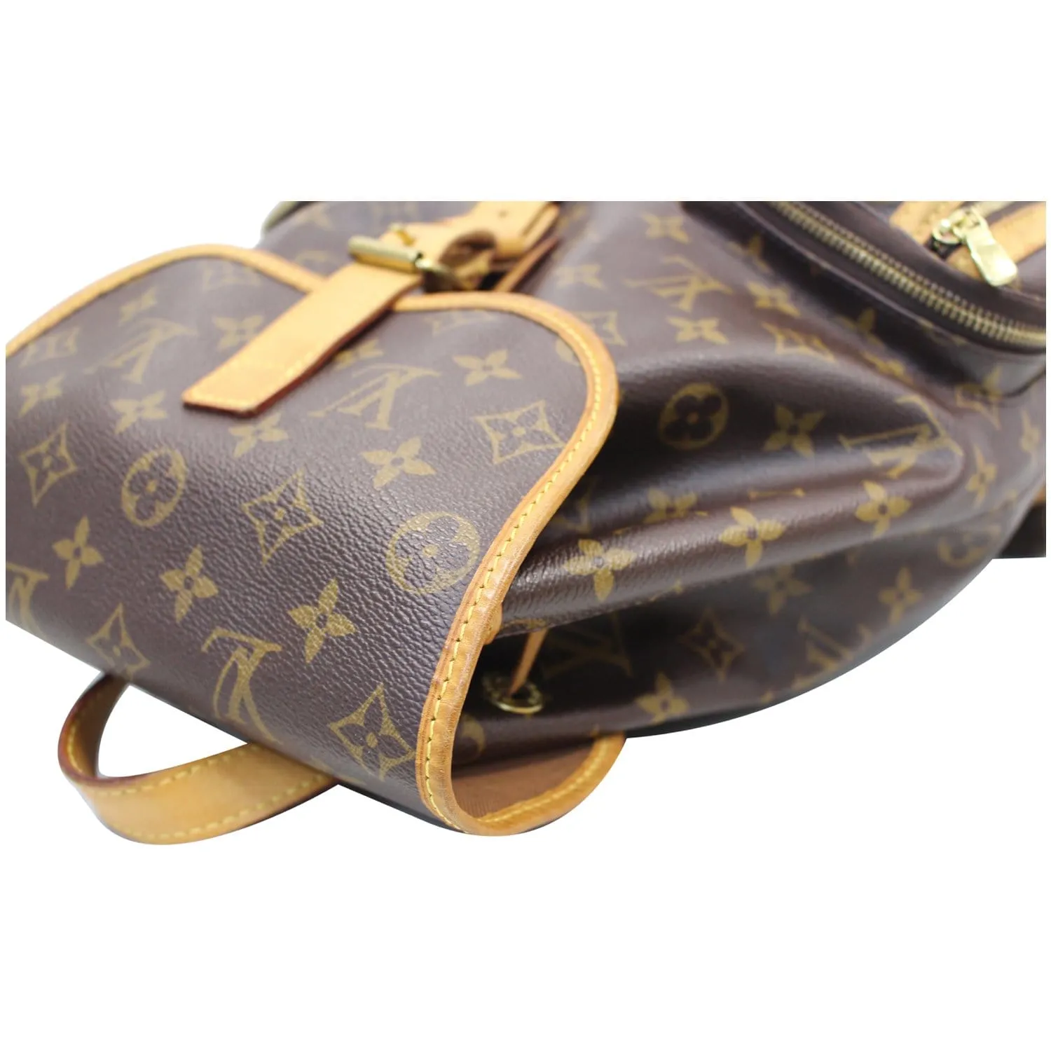 LOUIS VUITTON Sac A Dos Bosphore Monogram Canvas Backpack Bag Brown