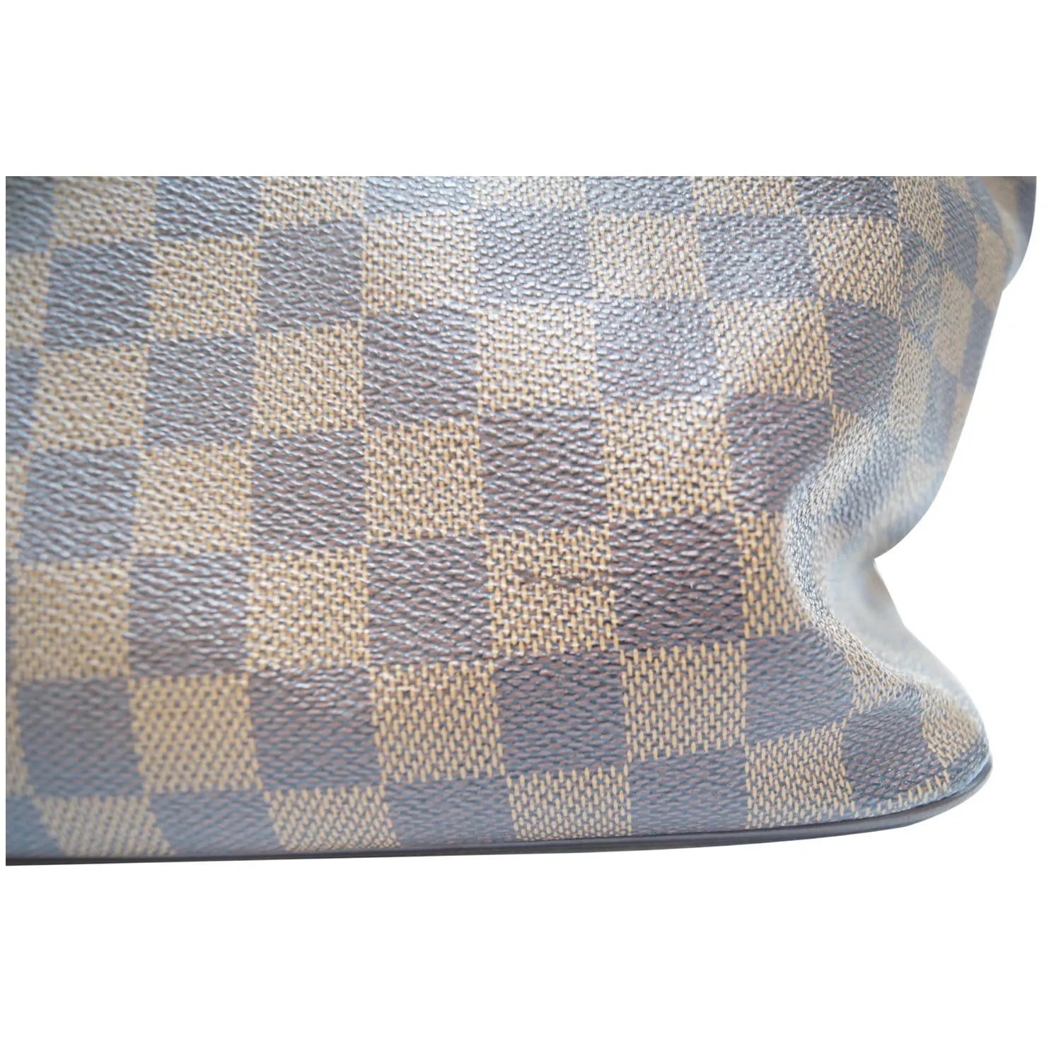 LOUIS VUITTON Saleya GM Damier Ebene Shoulder Handbag