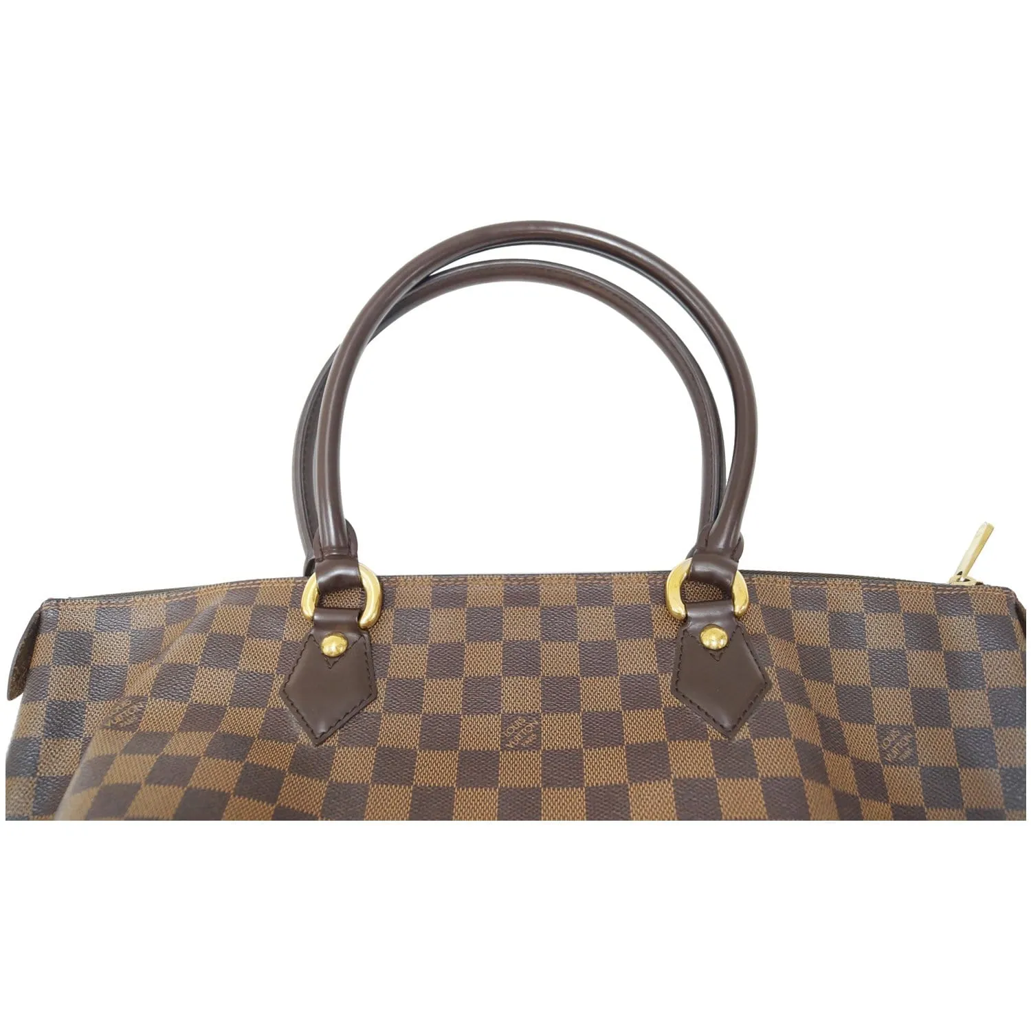 LOUIS VUITTON Saleya GM Damier Ebene Shoulder Handbag