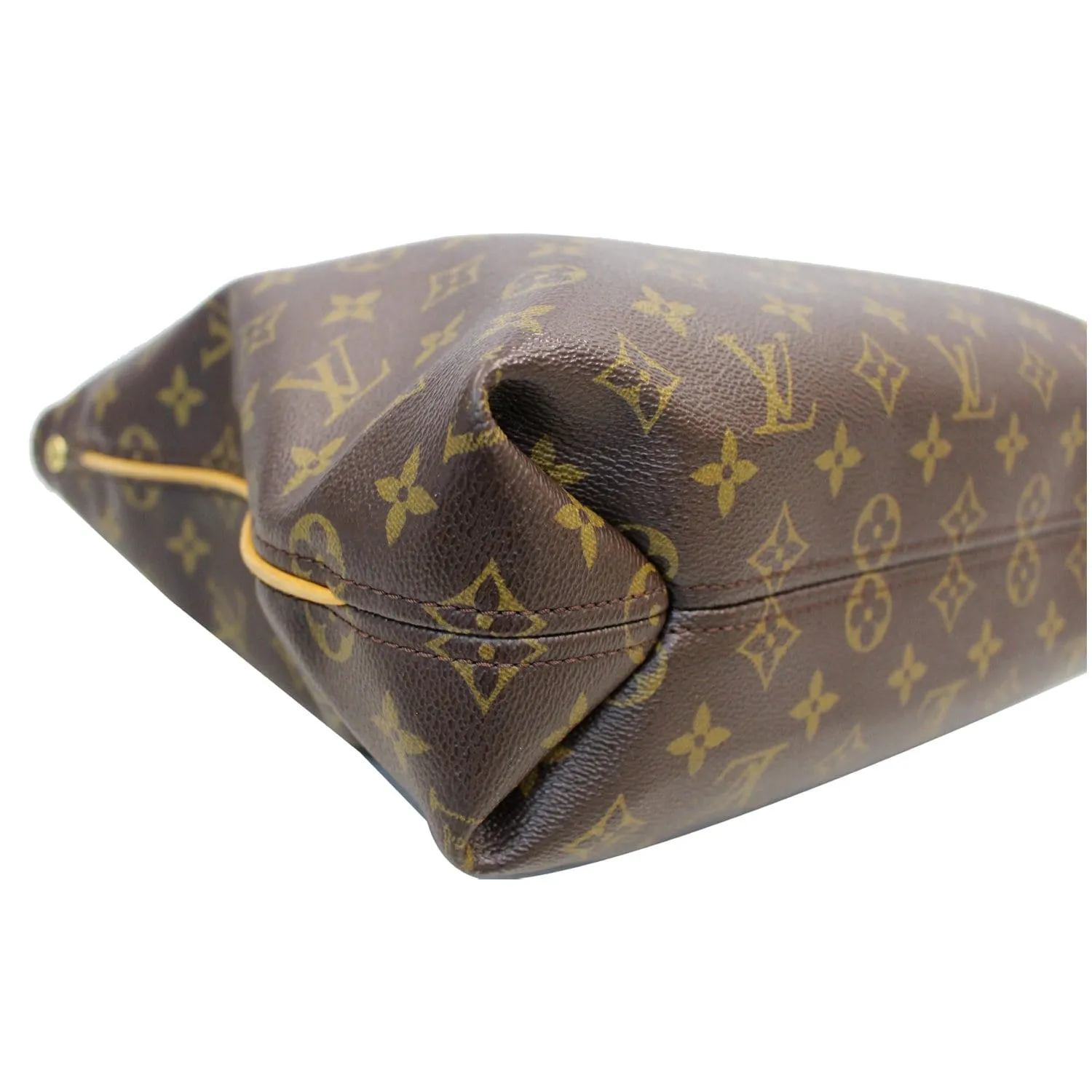 LOUIS VUITTON Sully PM Monogram Canvas Shoulder Bag Brown