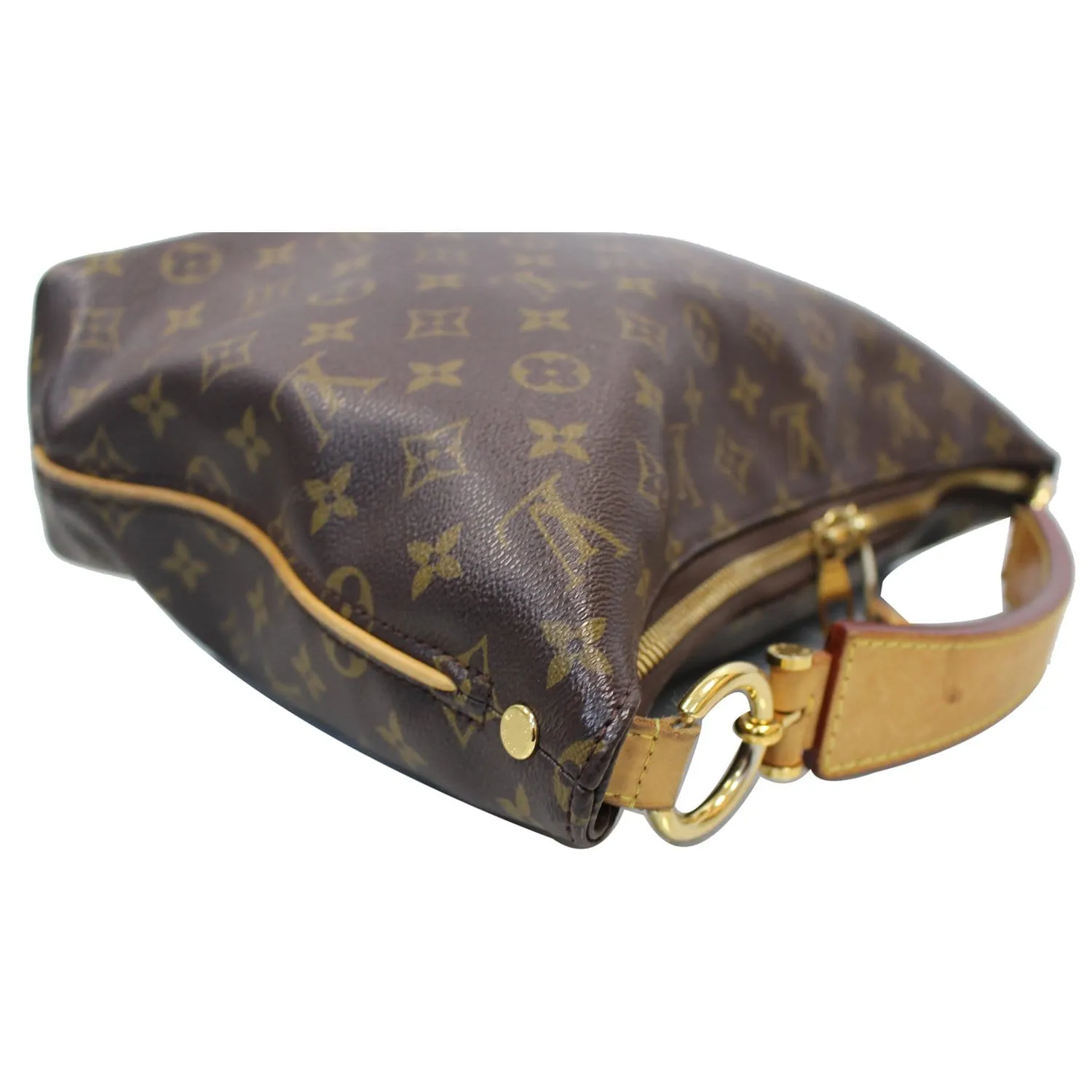 LOUIS VUITTON Sully PM Monogram Canvas Shoulder Bag Brown