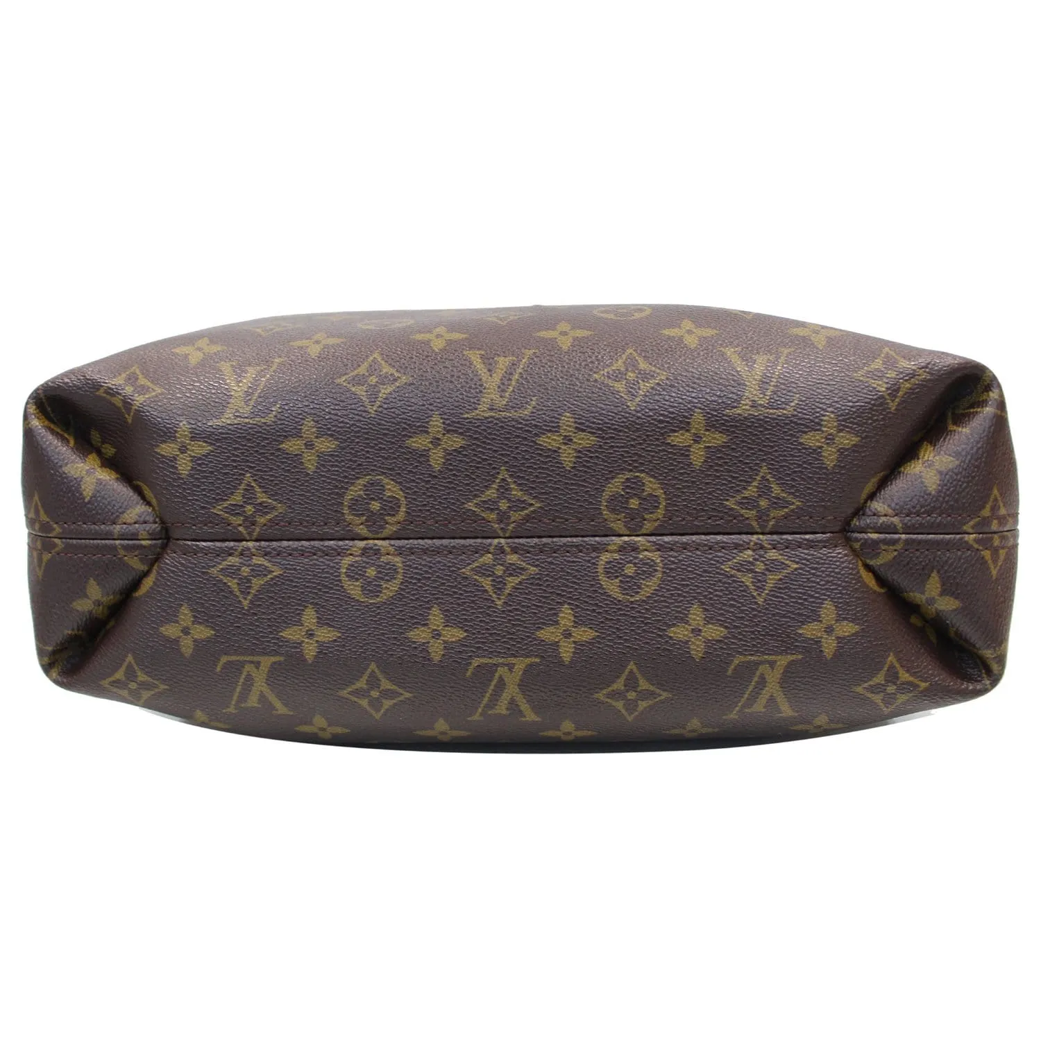 LOUIS VUITTON Sully PM Monogram Canvas Shoulder Bag Brown