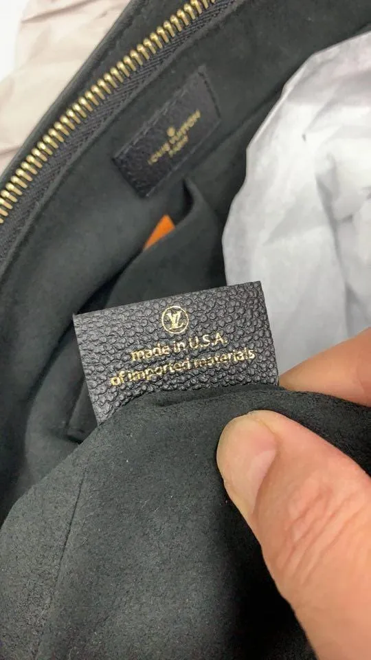 LOUIS VUITTON Surene MM Monogram Canvas Shoulder Bag Black