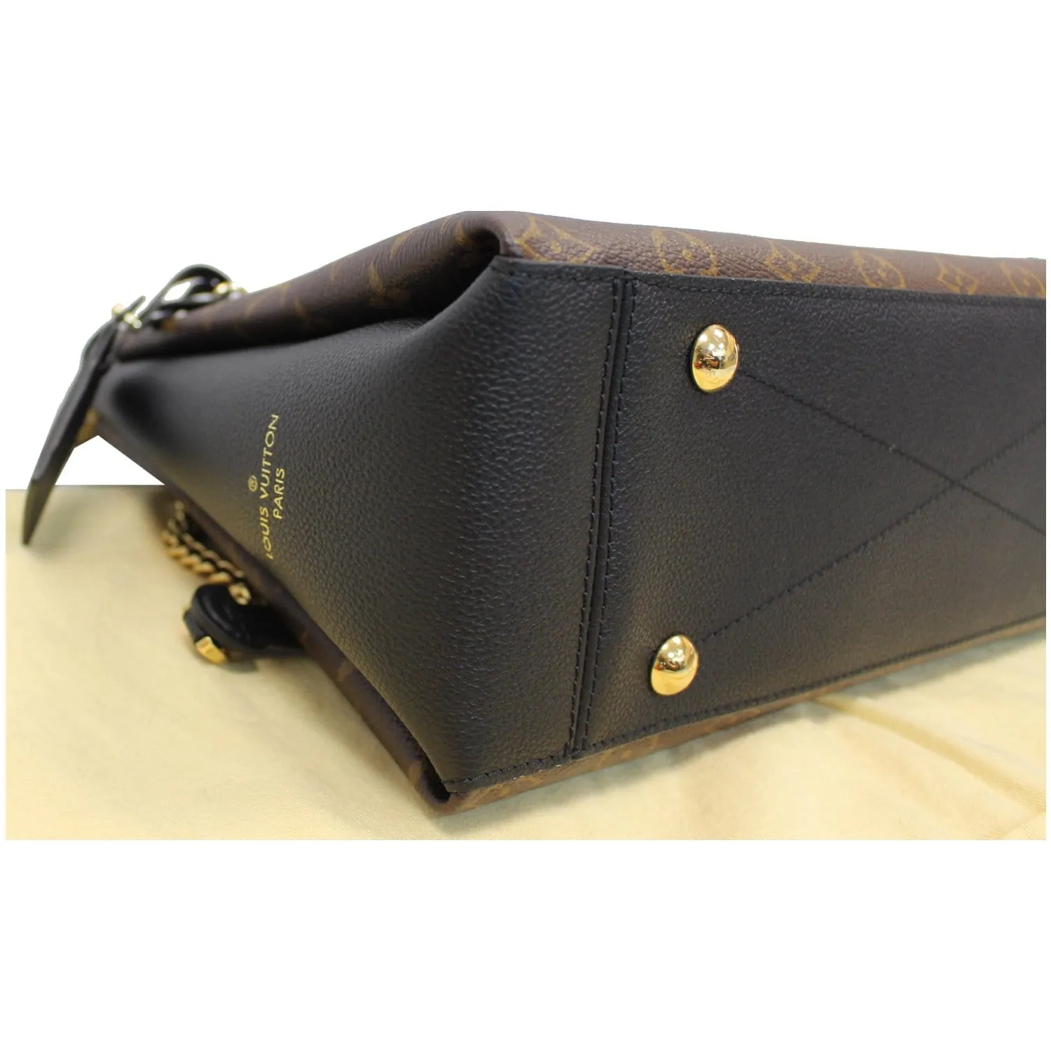LOUIS VUITTON Surene MM Monogram Canvas Shoulder Bag Black