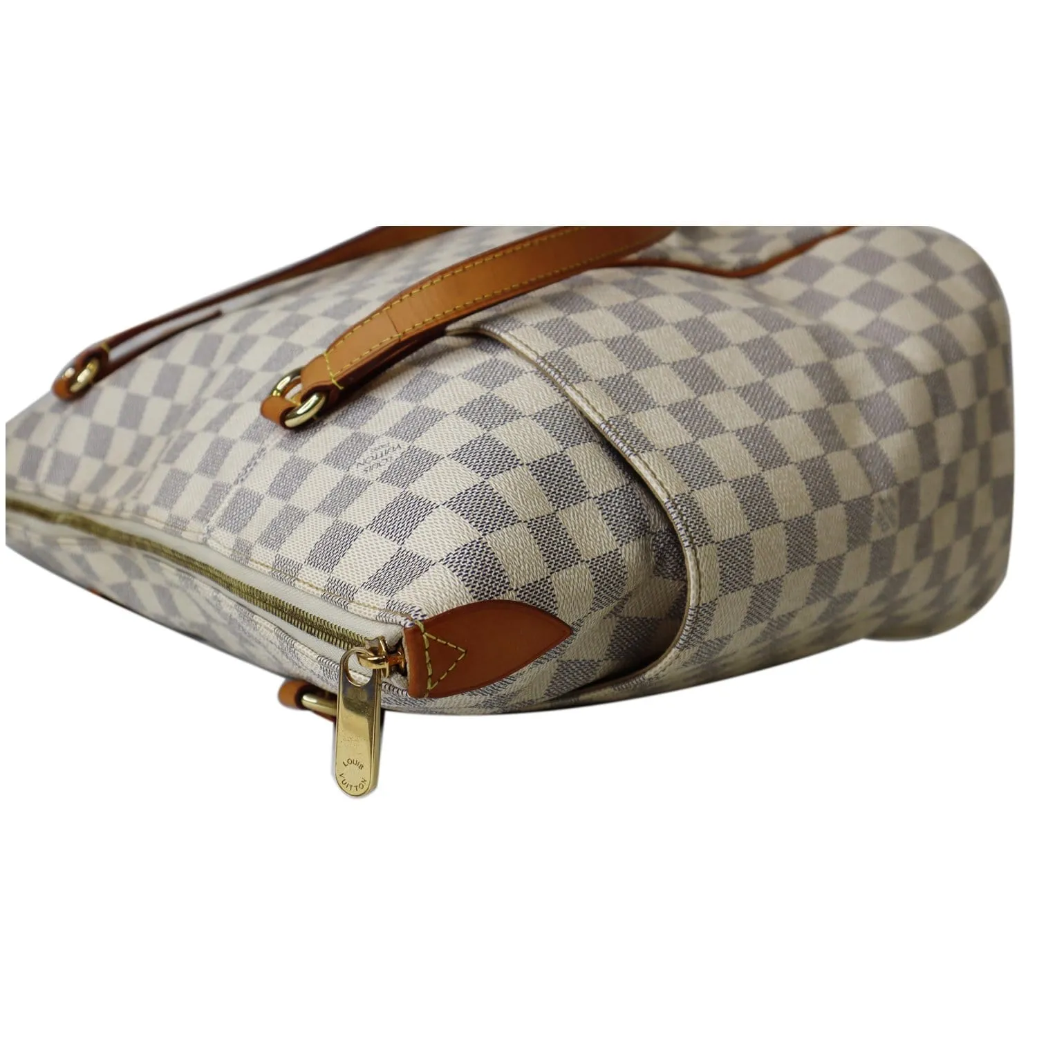 LOUIS VUITTON Totally GM Damier Azur Shoulder Bag White