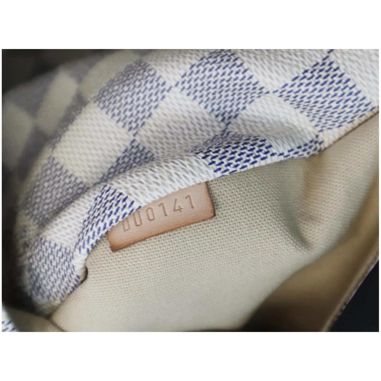 LOUIS VUITTON Totally GM Damier Azur Shoulder Bag White