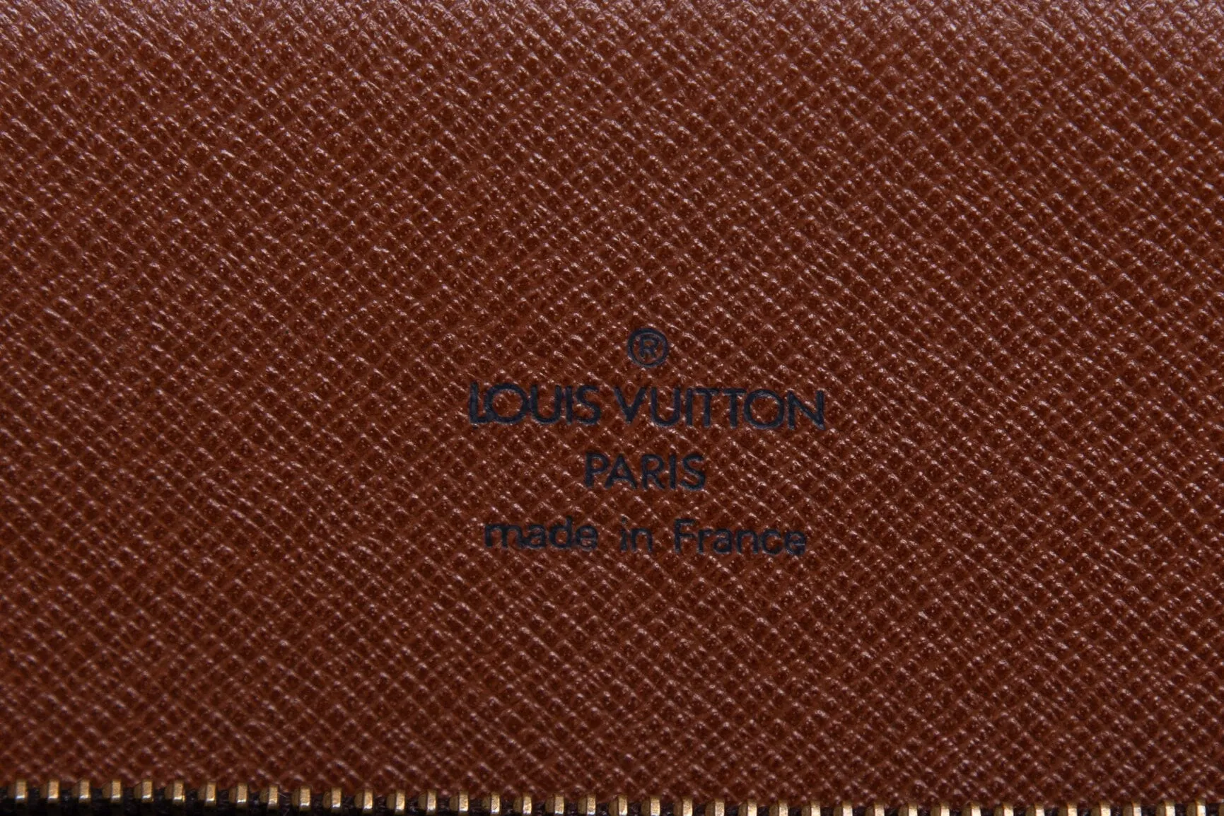 Louis Vuitton Vintage 1993 Brown Canvas Monogram Courcelles Handbag