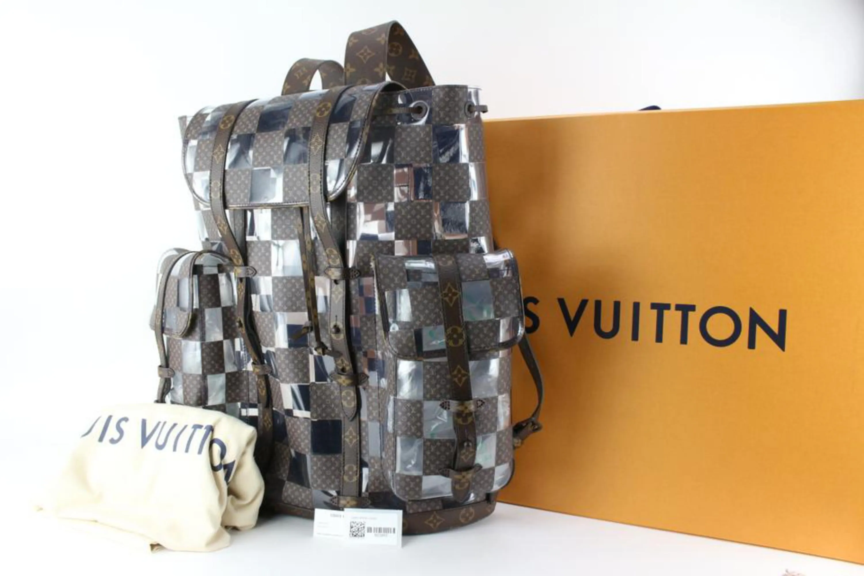 Louis Vuitton Virgil Abloh Monogram Chess Christopher Backpack 21lz720s