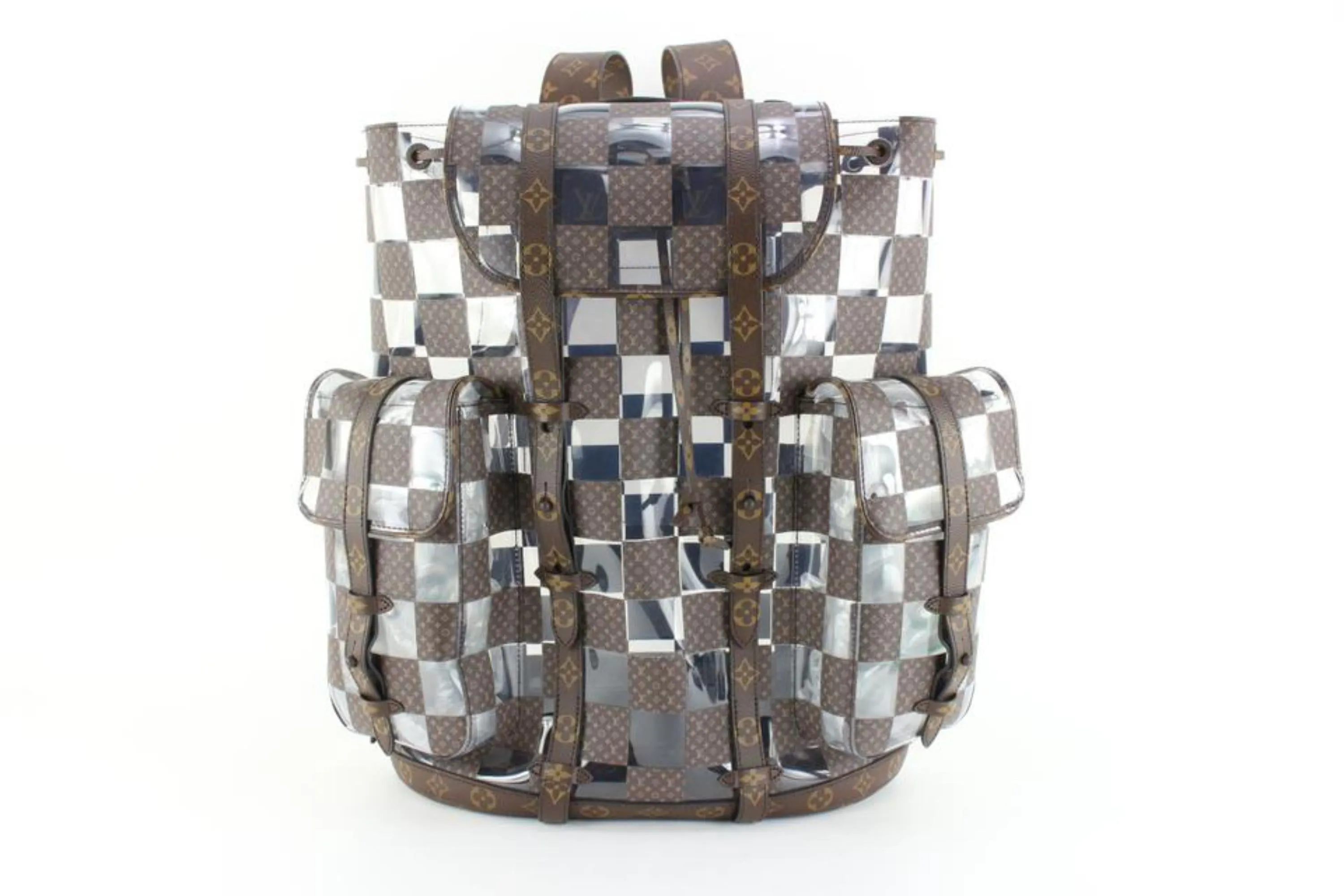 Louis Vuitton Virgil Abloh Monogram Chess Christopher Backpack 21lz720s