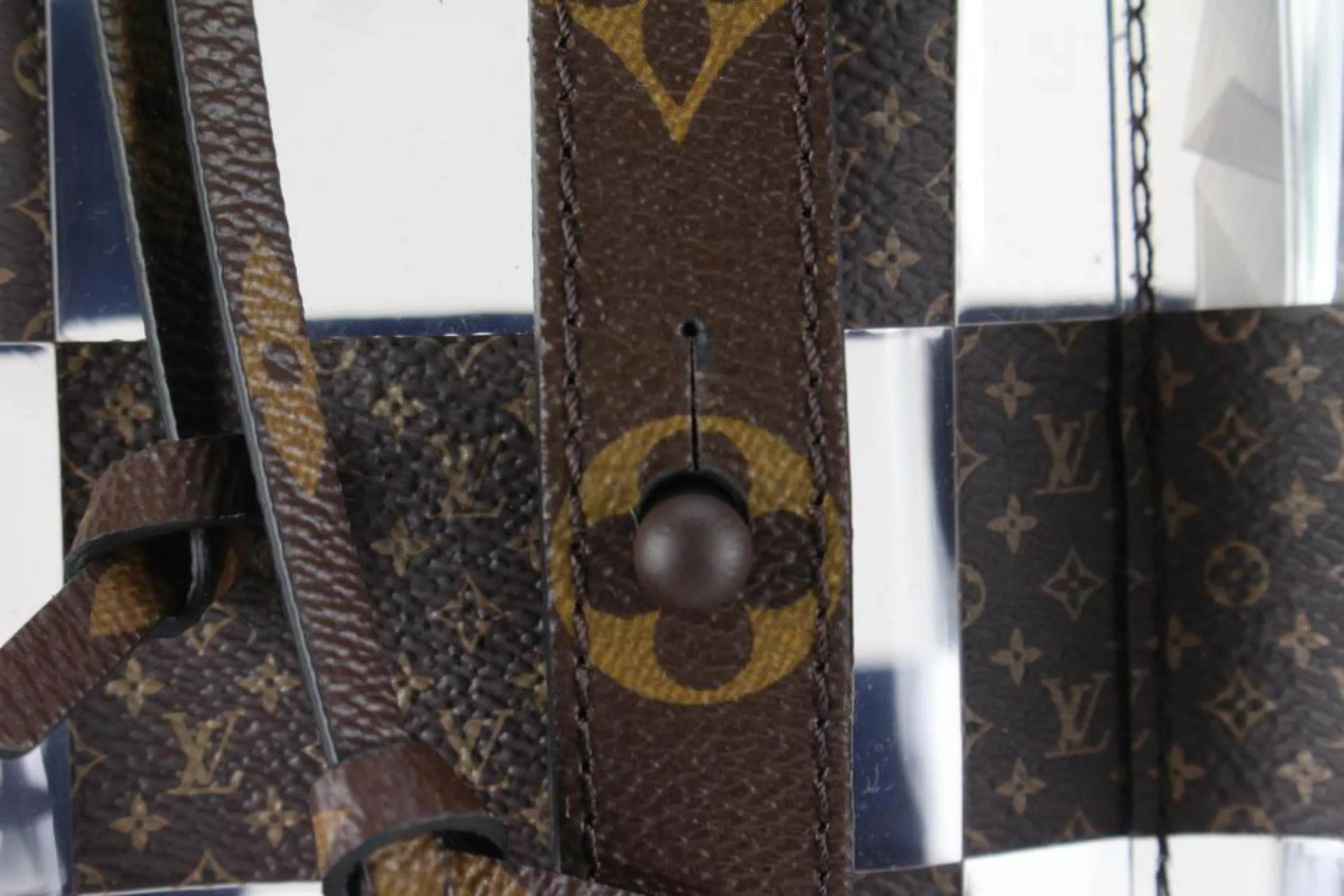 Louis Vuitton Virgil Abloh Monogram Chess Christopher Backpack 21lz720s