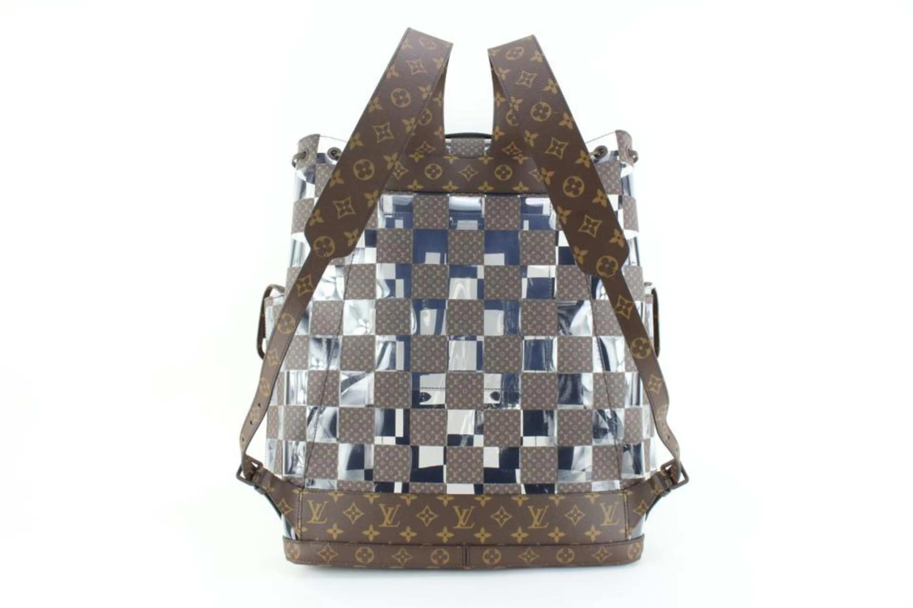 Louis Vuitton Virgil Abloh Monogram Chess Christopher Backpack 21lz720s