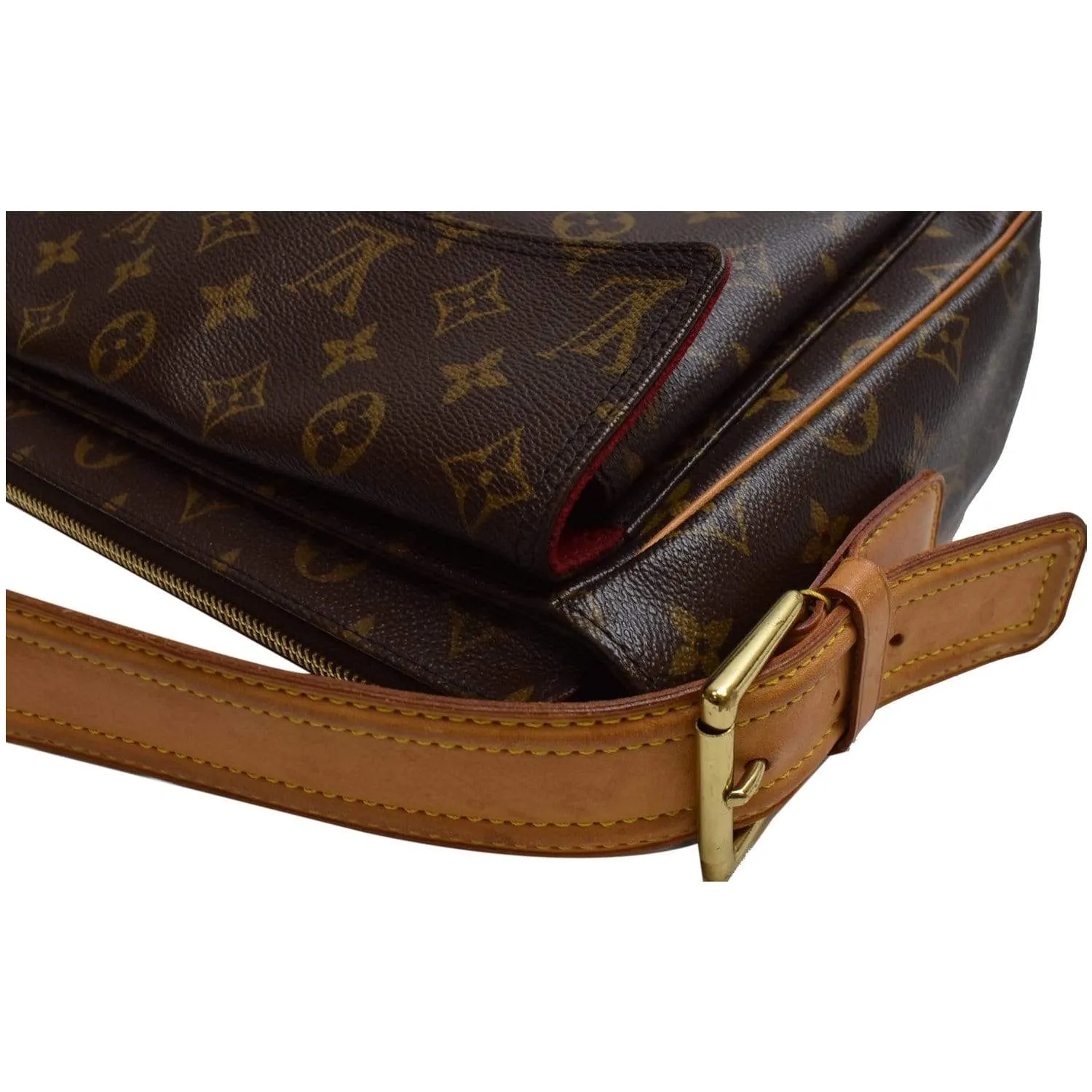LOUIS VUITTON Viva Cite MM Monogram Canvas Shoulder Bag Brown