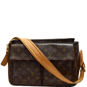 LOUIS VUITTON Viva Cite MM Monogram Canvas Shoulder Bag Brown