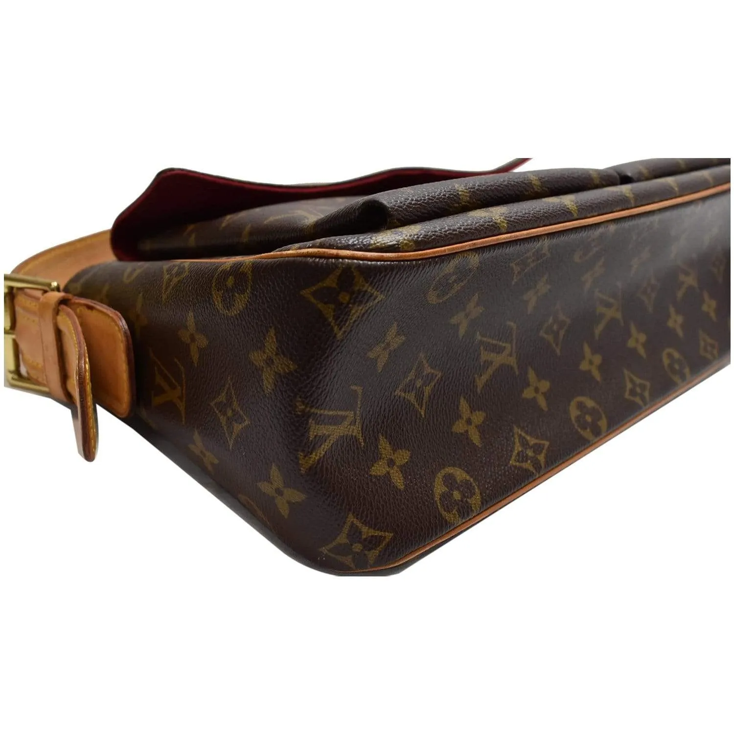 LOUIS VUITTON Viva Cite MM Monogram Canvas Shoulder Bag Brown