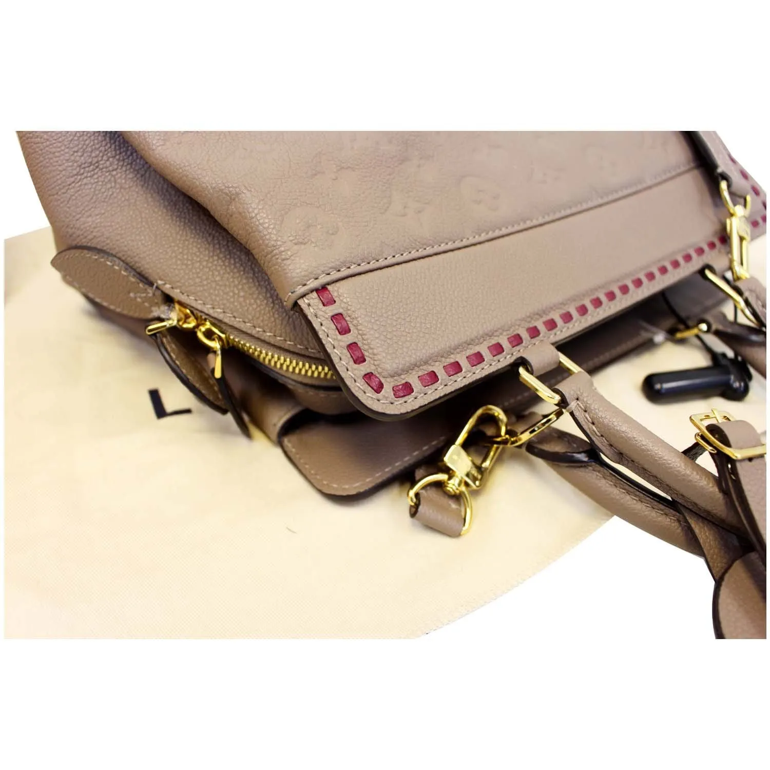 LOUIS VUITTON Vosges MM Empreinte Leather Shoulder Handbag
