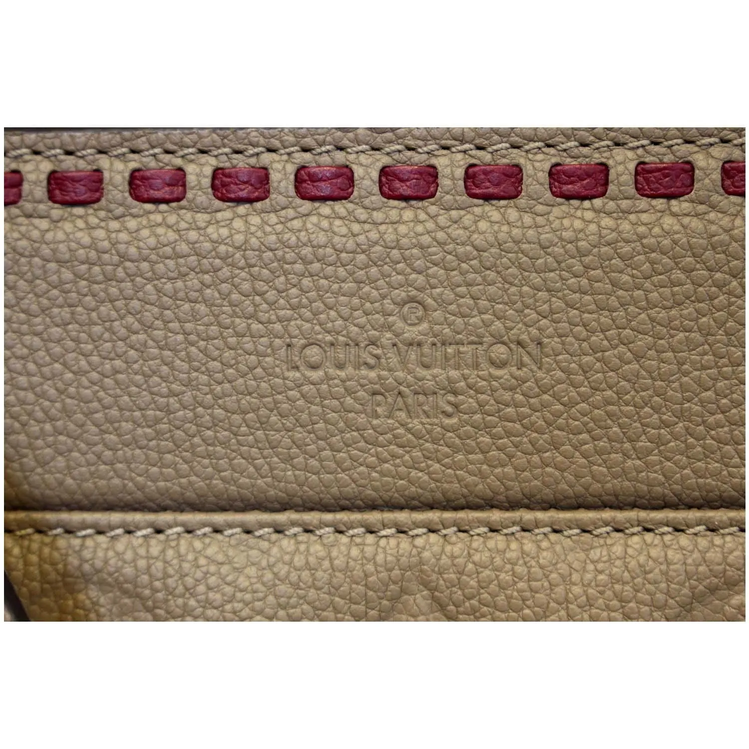 LOUIS VUITTON Vosges MM Empreinte Leather Shoulder Handbag