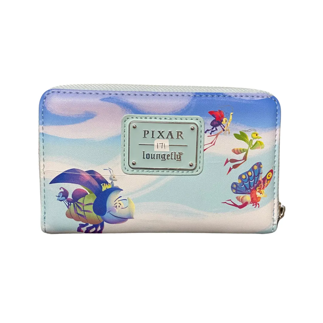 Loungefly Pixar A Bug's Life Earth Day Zip Around Wallet DEFECTIVE #171