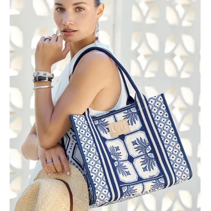 Lovely Tiles Canvas Carry All - H10811