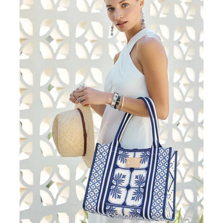 Lovely Tiles Canvas Carry All - H10811