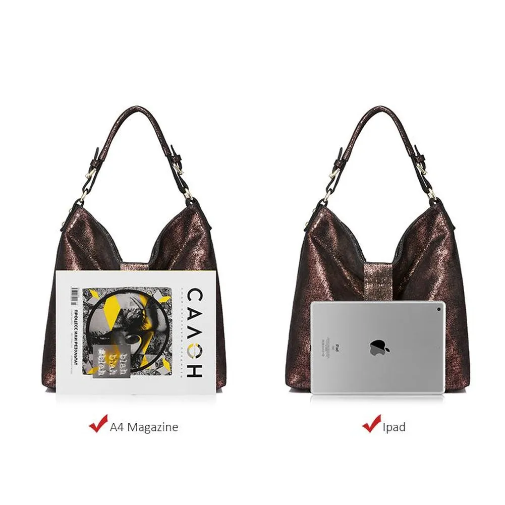 <bold>Hobo  / Tote Bag <br>Genuine-Leather