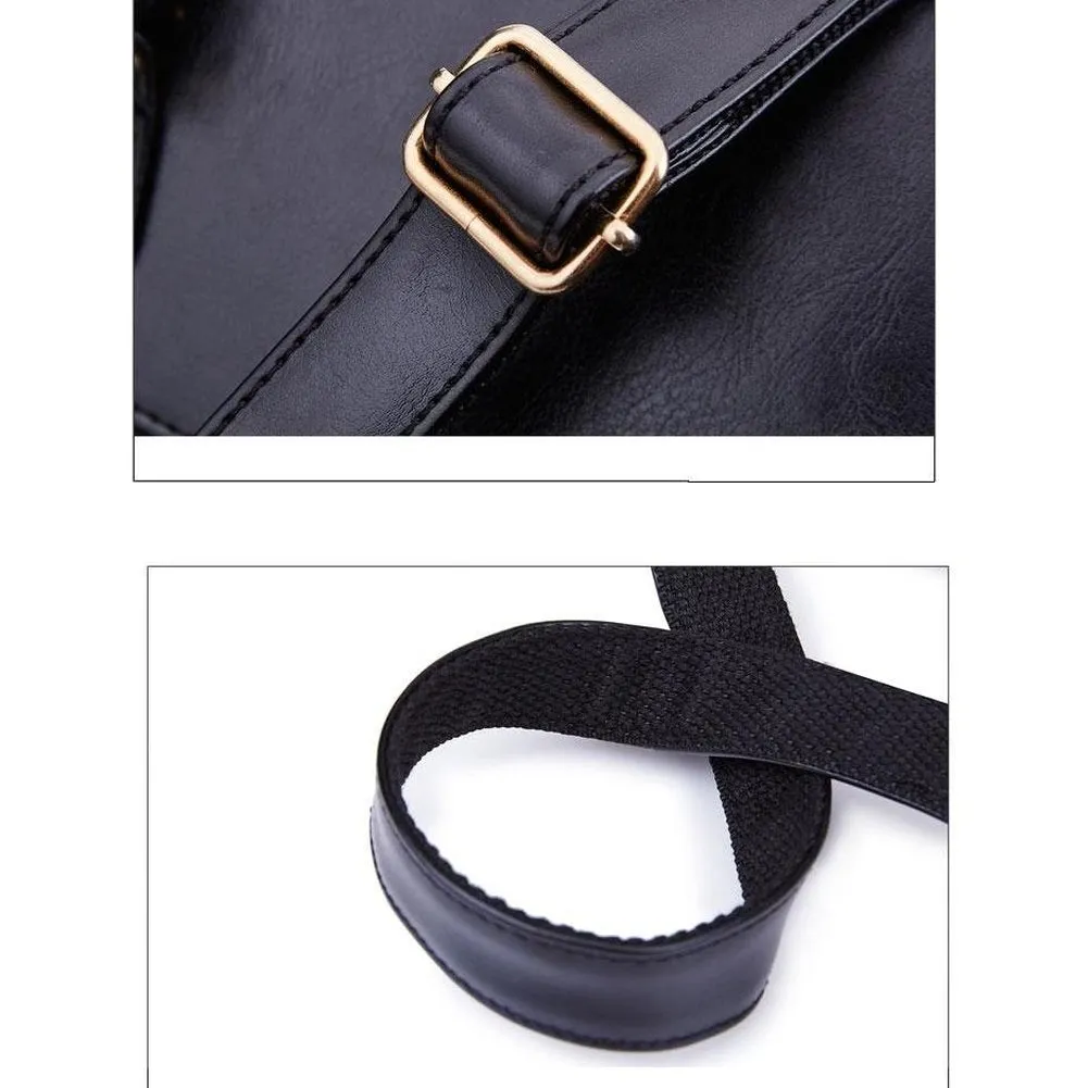 <bold>Messenger  / Crossbody Bag  <br>Vegan-Leather