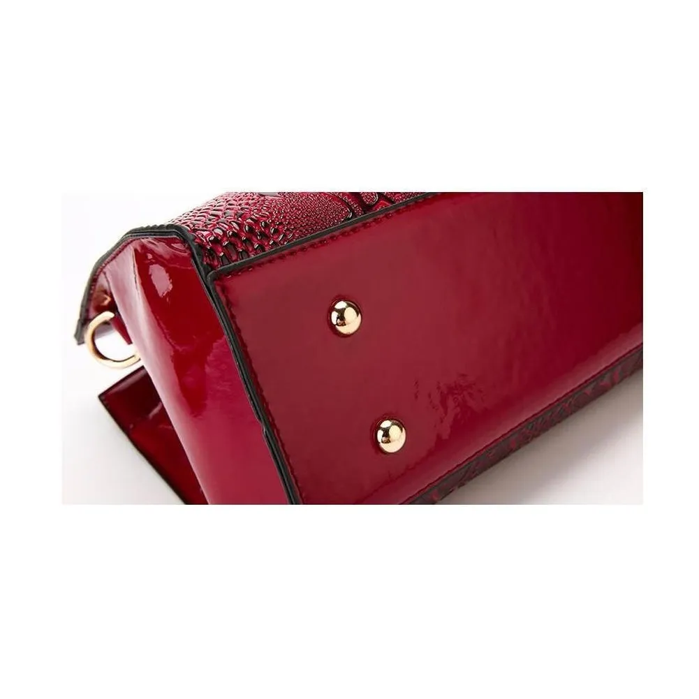 <bold>Top-Handle / Crossbody Bag  <br>Vegan-Leather