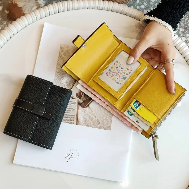 Madison Petit Genuine Leather Wallet - Compact & Stylish