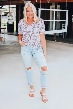 Make It Right Leopard Top - Cream