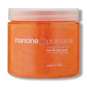 Mancine Hot Salt Scrub Mango & Rosehip Oil 520g