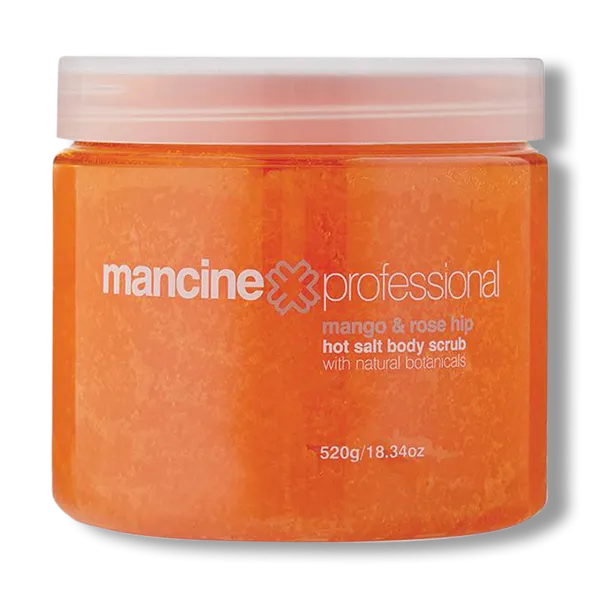 Mancine Hot Salt Scrub Mango & Rosehip Oil 520g