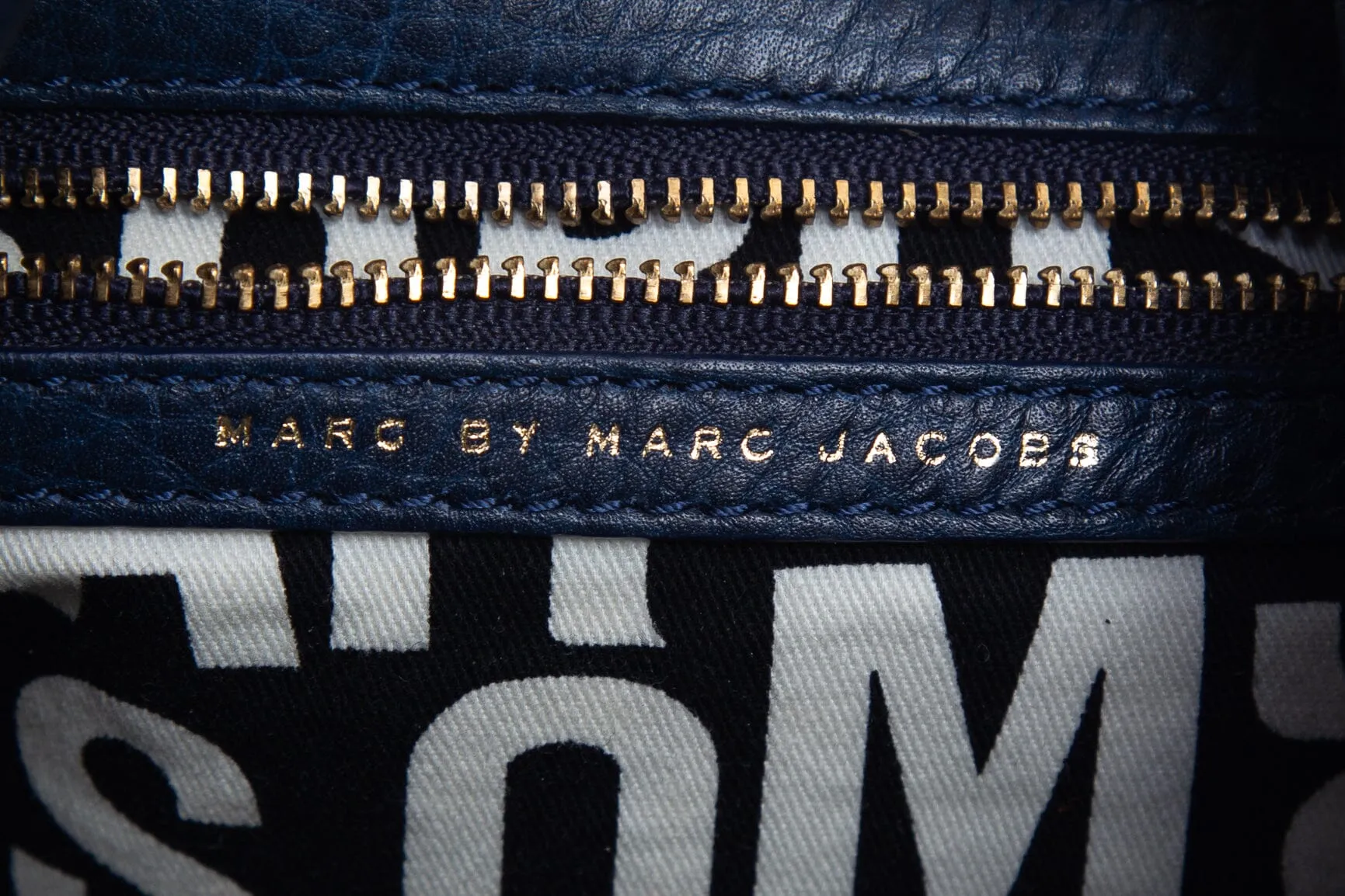 Marc by Marc Jacobs Navy Tote Handbag