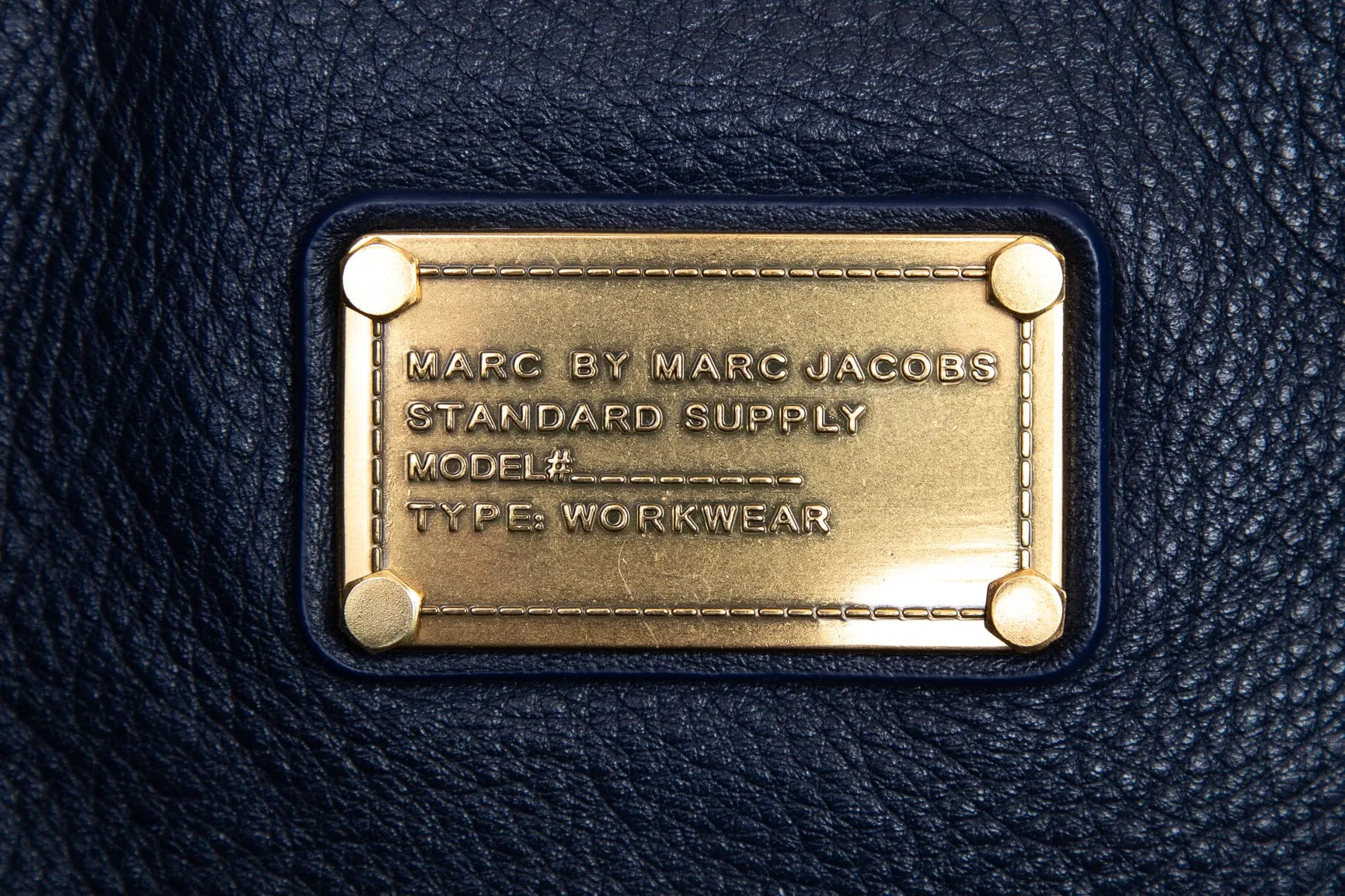 Marc by Marc Jacobs Navy Tote Handbag