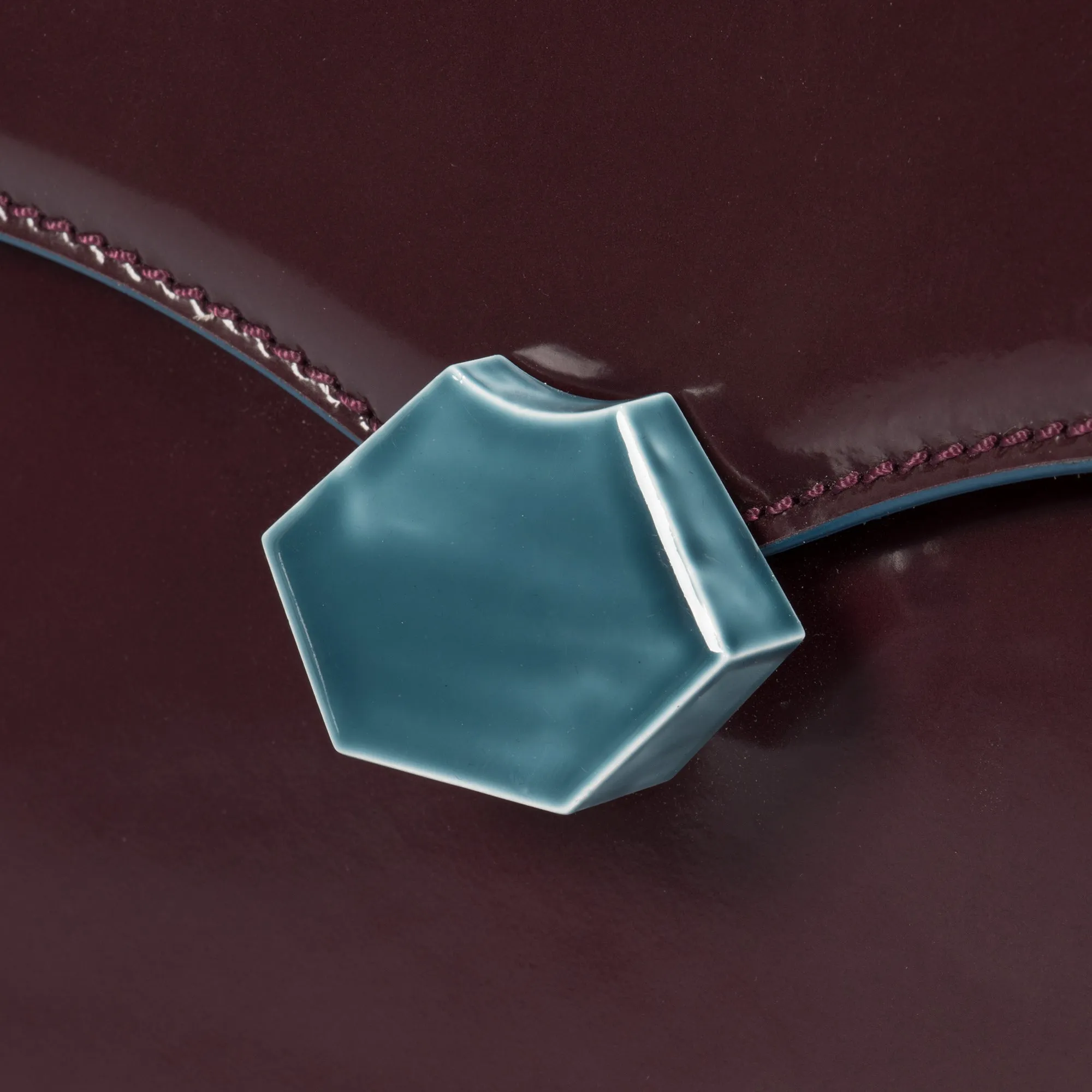 Marni Medium Mrs Midi Shoulder Bag in Wine