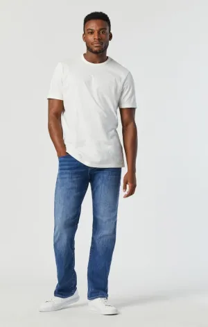Mavi Marcus Slim Straight Jean - Mid Foggy