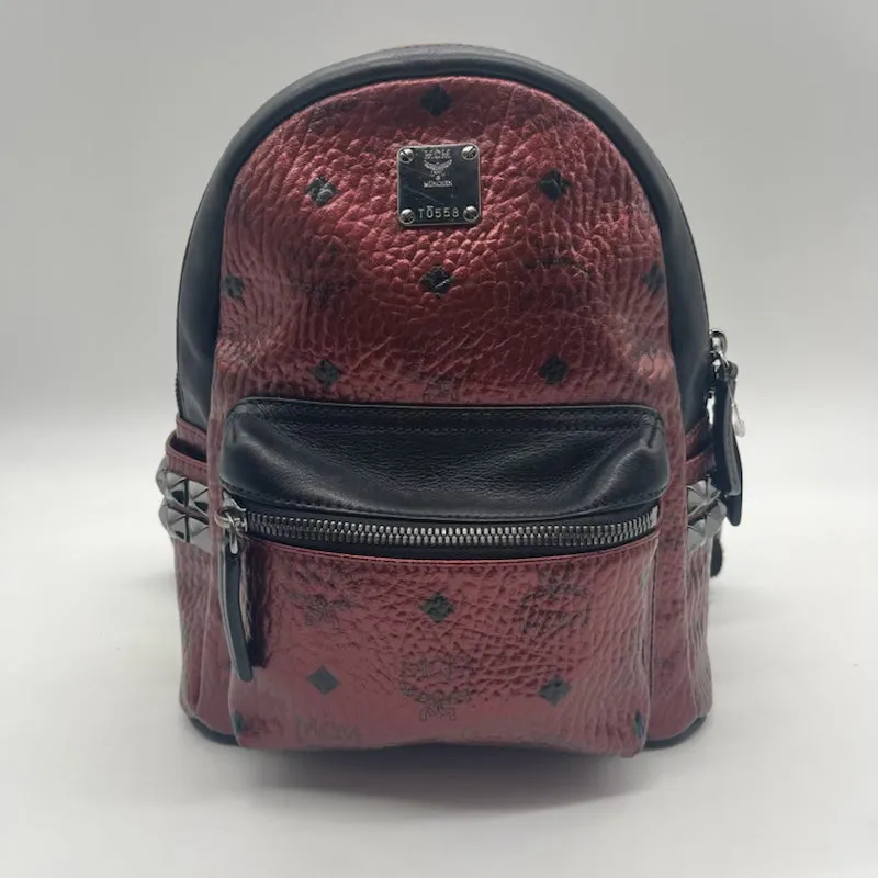 MCM Mini Bronze/Black Backpack