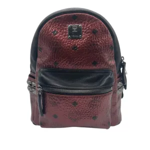 MCM Mini Bronze/Black Backpack