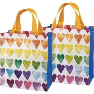 Medium Size Hearts Tote Bag