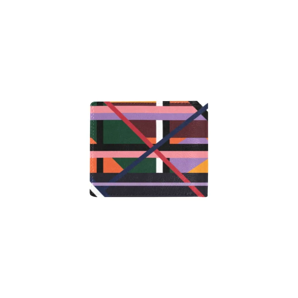 Men's Bifold Wallet - AJ Fall Plaid