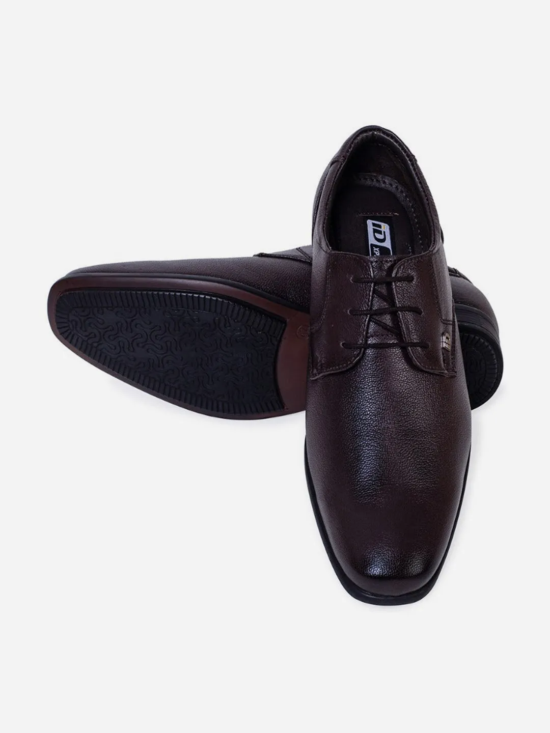 Men's Brown Regular Toe Lace Up Formal (ID6017)