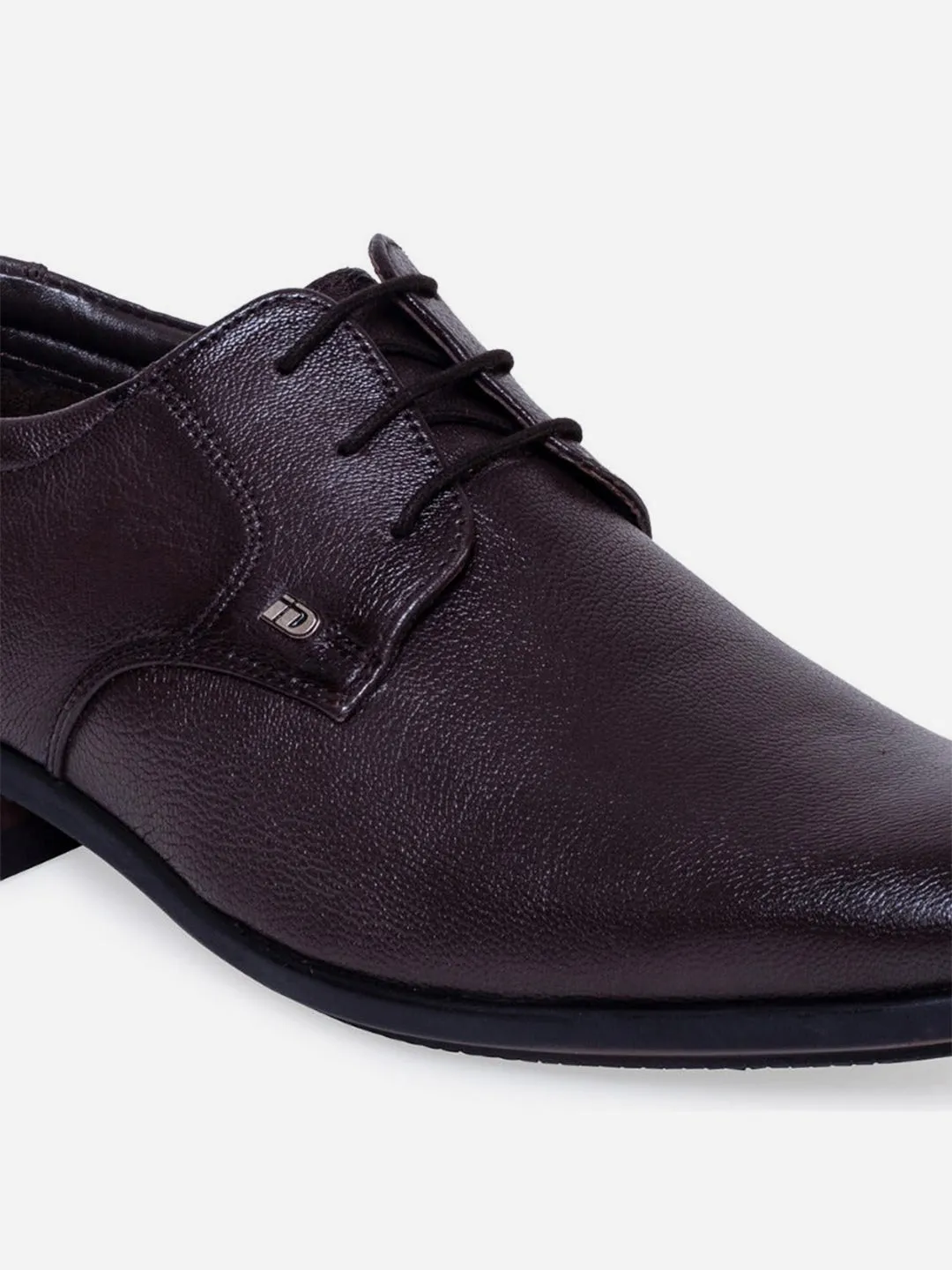 Men's Brown Regular Toe Lace Up Formal (ID6017)