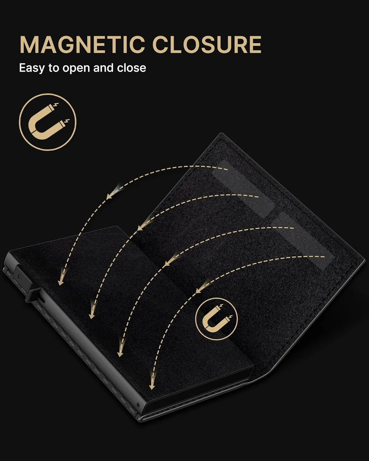 Mens Carbon Fiber Pop-Up Wallet with AirTag Holder