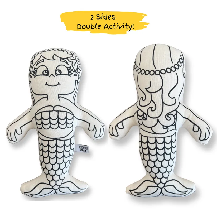 Mermaid Coloring Doll
