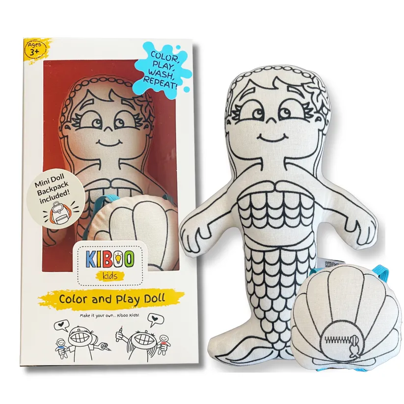 Mermaid Coloring Doll