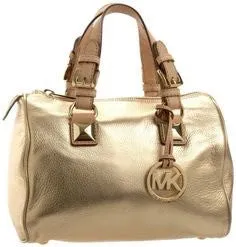 MICHAEL KORS PALE GOLD GRAYSON HANDBAGE/ACCESSORIES